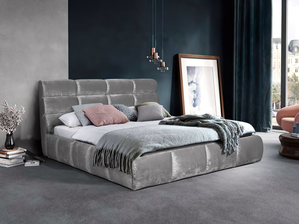 Интерьерные мягкие кровати - Кровать двуспальная ЕЛЕНА (140) (кат.2)(4) - Белорусская мебель