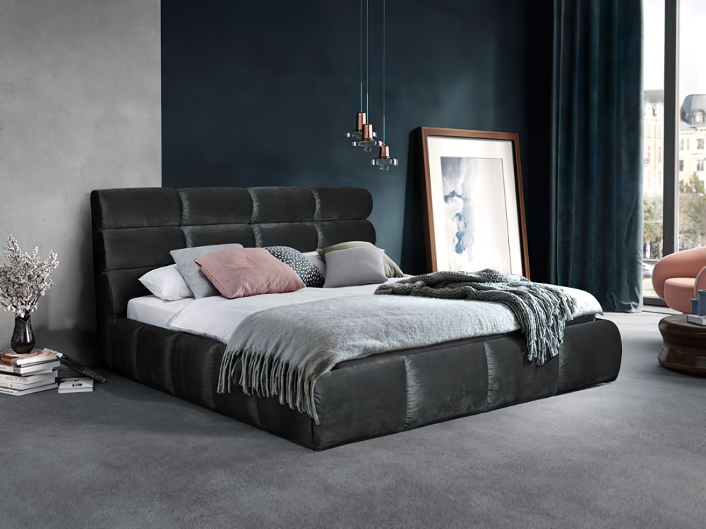 Интерьерные мягкие кровати - Кровать двуспальная ЕЛЕНА (140) (кат.2)(5) - Белорусская мебель