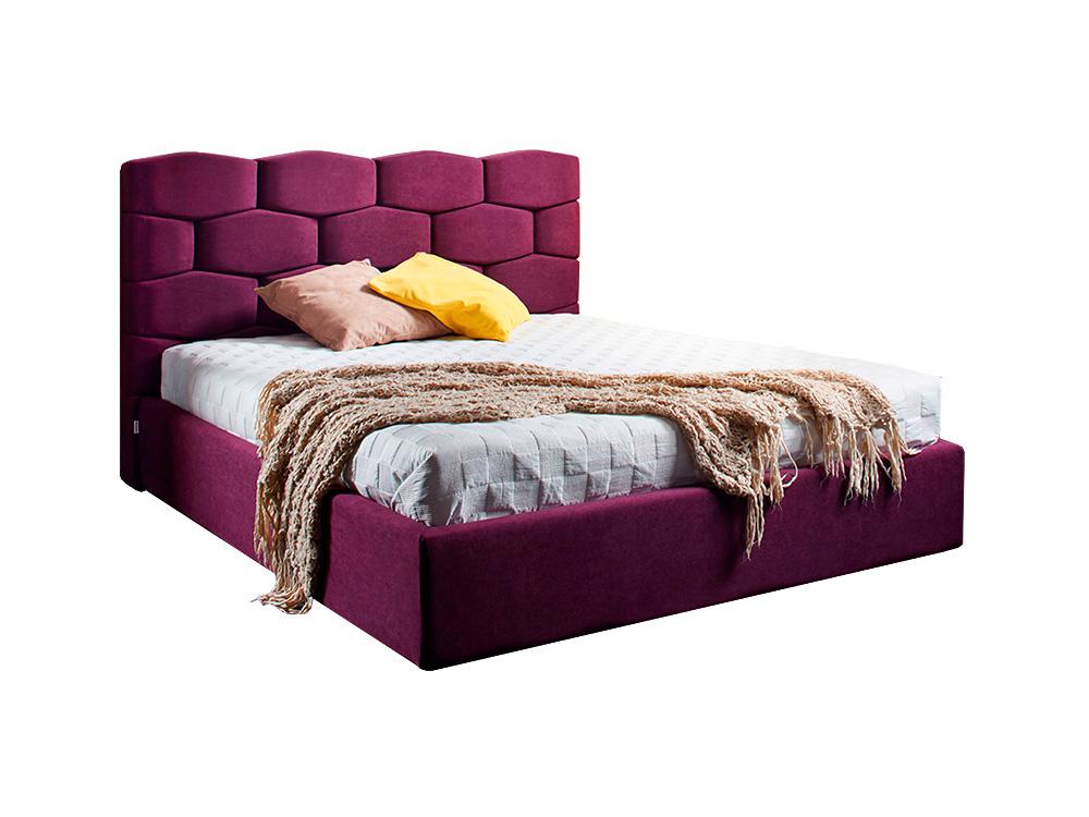 Интерьерные мягкие кровати - Кровать двуспальная НИНА основание на ламелях (140), категория 1(1) - Белорусская мебель