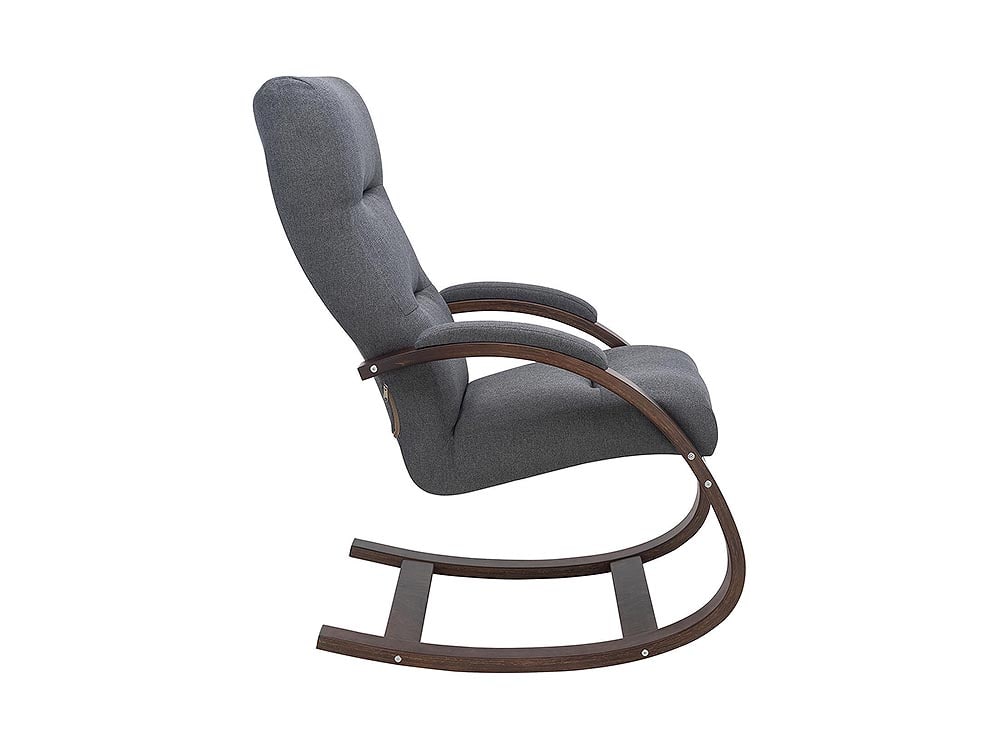 Кресла в гостиную - Кресло-качалка МИЛАНО, Орех текстура + Малмо 95(3) - Белорусская мебель