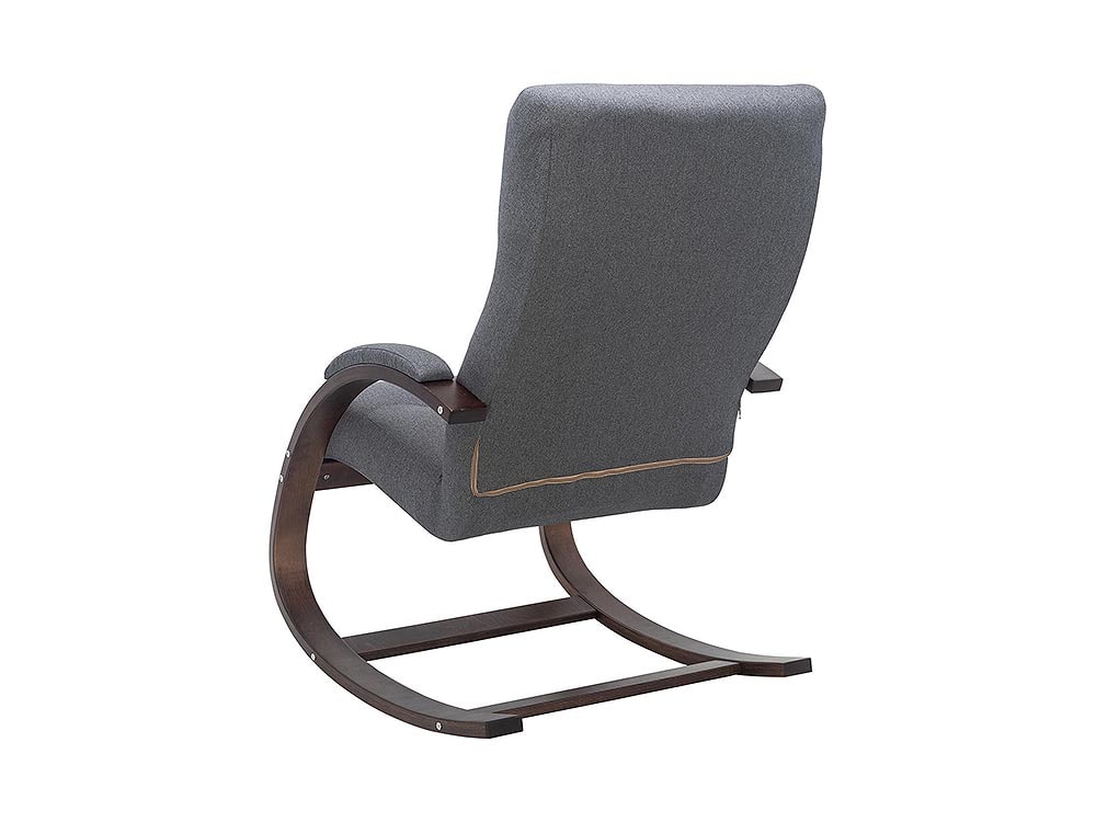 Кресла в гостиную - Кресло-качалка МИЛАНО, Орех текстура + Малмо 95(4) - Белорусская мебель