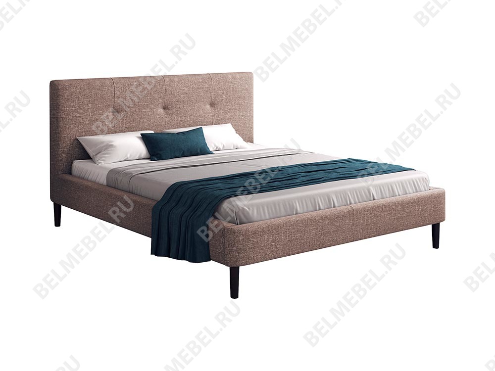 Интерьерные мягкие кровати - Кровать двуспальная ОДРИ, Саванна 119 (140)(1) - Белорусская мебель
