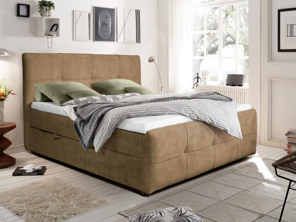 Интерьерные мягкие кровати - Кровать двуспальная ЯНА (180) (3 кат.)(4) - Белорусская мебель
