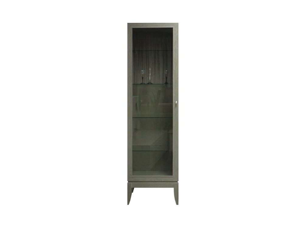 Шкафы с витриной - Шкаф с витриной ОРТА (левый) Оливия + БП(2) - Белорусская мебель