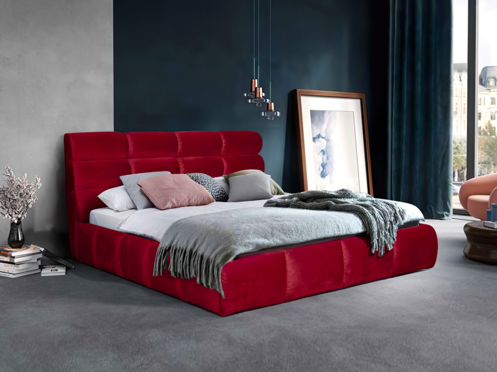 Интерьерные мягкие кровати - Кровать двуспальная ЕЛЕНА (140) (кат.1)(3) - Белорусская мебель