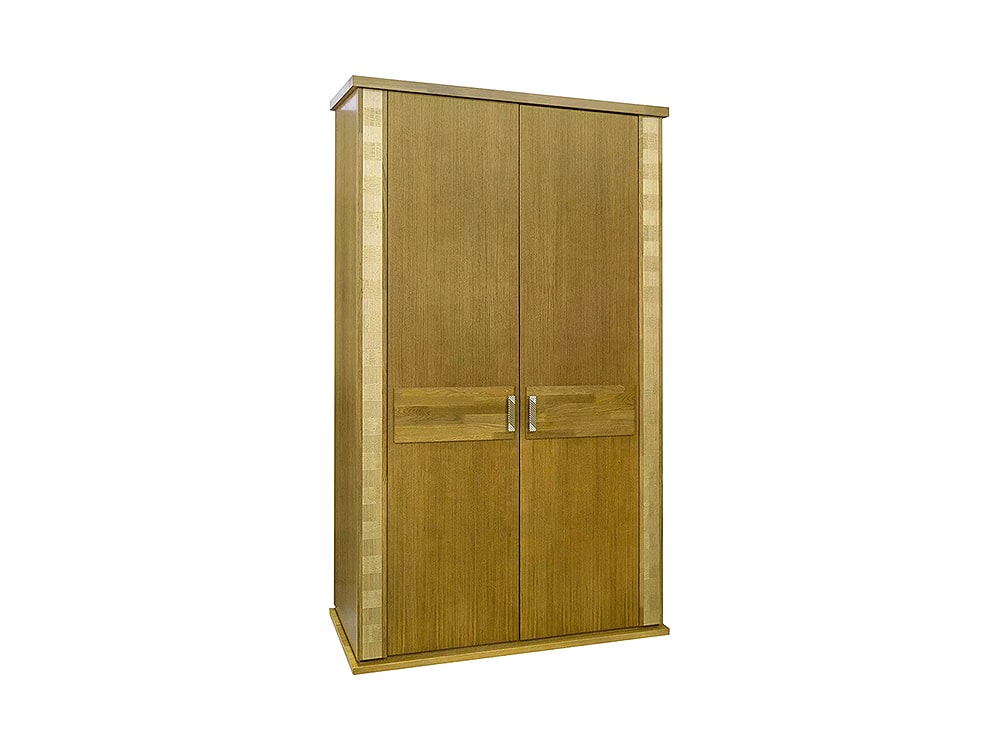 Шкафы для одежды - Шкаф для одежды ТУНИС П344.06, Медовый с золочением(1) - Белорусская мебель