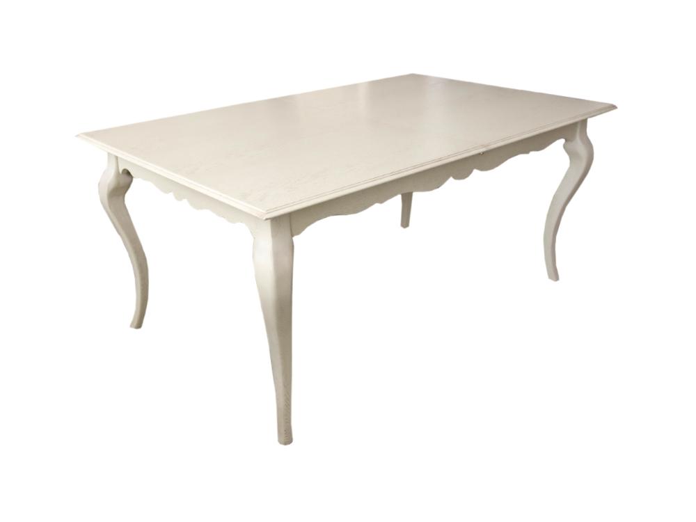 Столы обеденные - Стол обеденный ОСКАР, Белая эмаль + тёмная патина(1) - Белорусская мебель