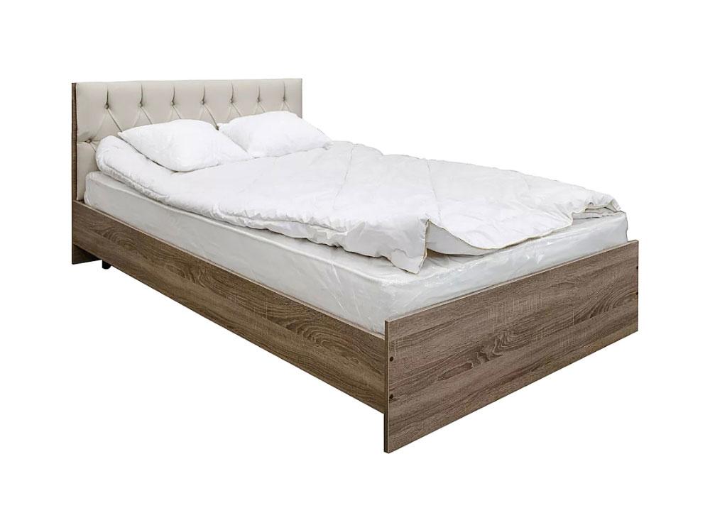 Кровати в детскую - Кровать односпальная БРИТИШ, Дуб трюфельный + крем(1) - Белорусская мебель