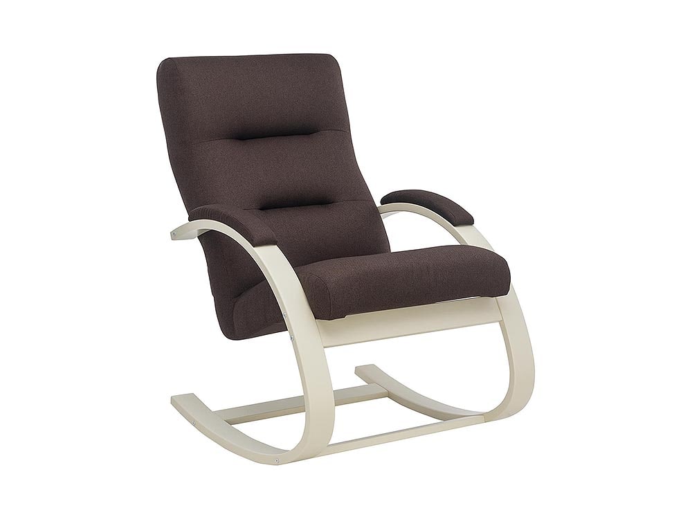 Кресла в гостиную - Кресло-качалка МИЛАНО, Слоновая кость + Малмо 28(1) - Белорусская мебель