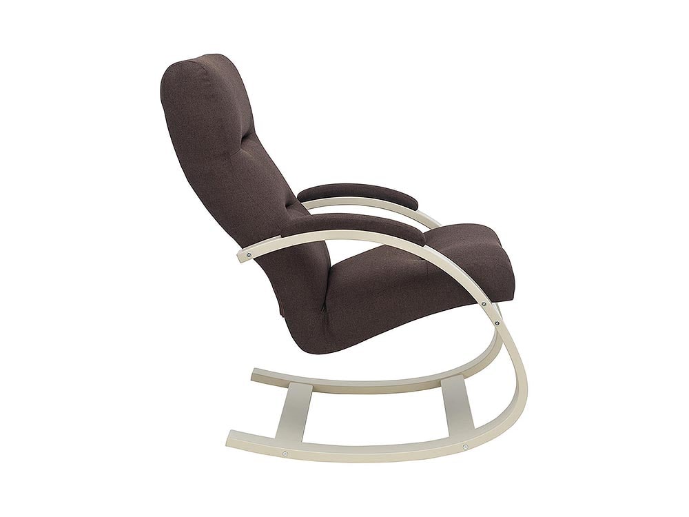 Кресла в гостиную - Кресло-качалка МИЛАНО, Слоновая кость + Малмо 28(3) - Белорусская мебель