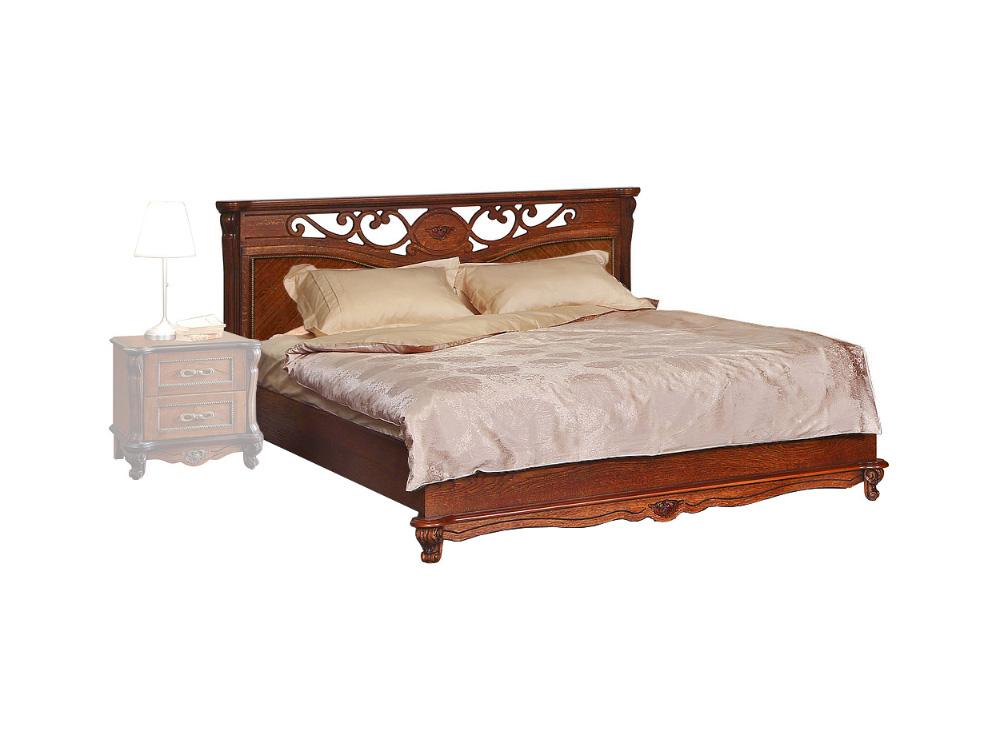 Кровати - Кровать односпальная АЛЕЗИ (изножье низкое), Античная бронза(1) - Белорусская мебель