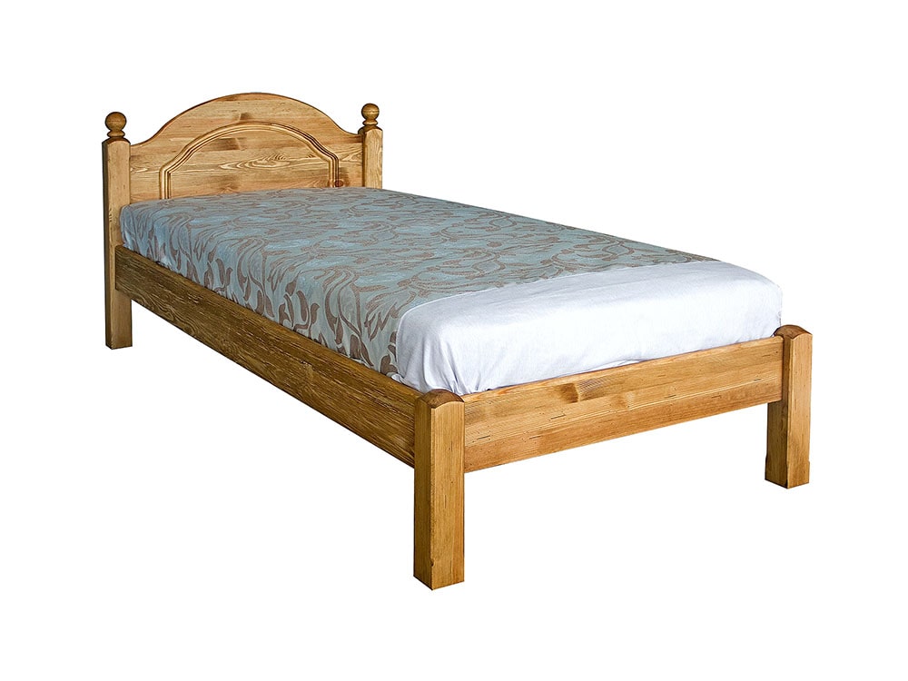 Кровати - Кровать 1-09 ЛОТОС, Искусственное старение(1) - Белорусская мебель