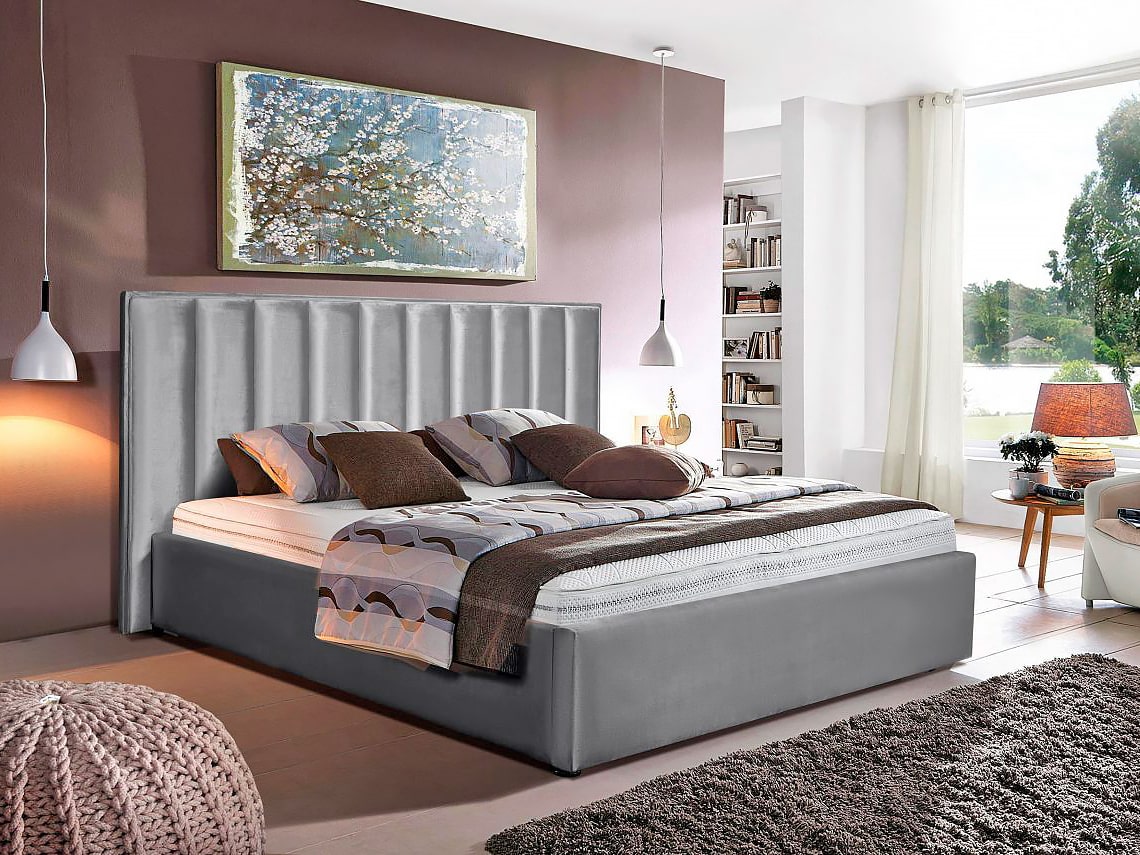 Интерьерные мягкие кровати - Кровать двуспальная ЕВА (160)(2) - Белорусская мебель
