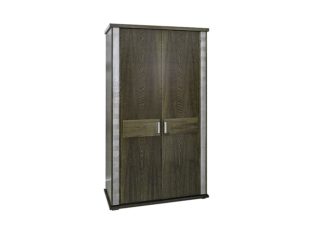 Шкафы для одежды - Шкаф для одежды ТУНИС П344.06, Венге с серебром(1) - Белорусская мебель