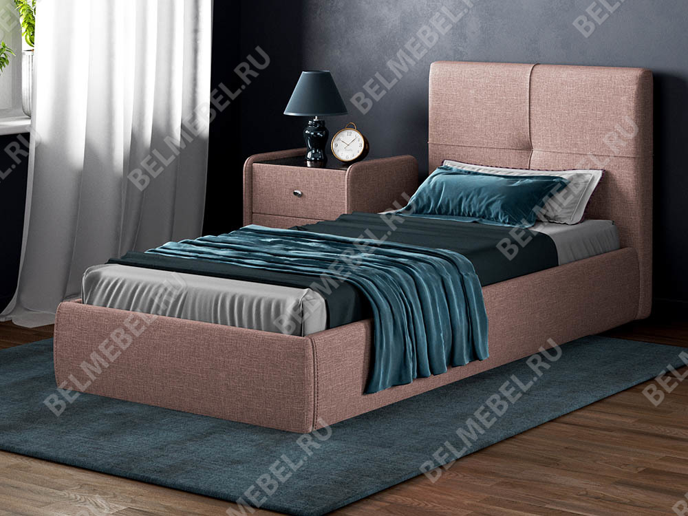 Интерьерные мягкие кровати - Кровать с подъемным механизмом ПРИМА МОДЕЛЬ 1 (90) Зара 03c20-6(2) - Белорусская мебель