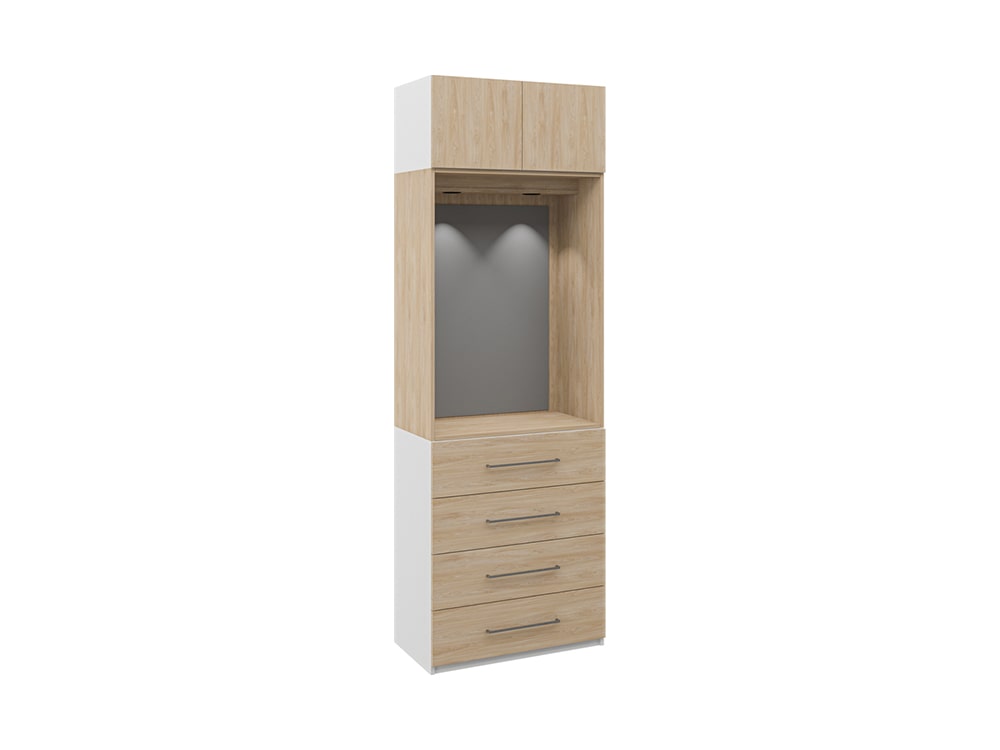 Шкафы в прихожую - Шкаф ОТИС, Дуб Прованс П3 (-16)(1) - Белорусская мебель