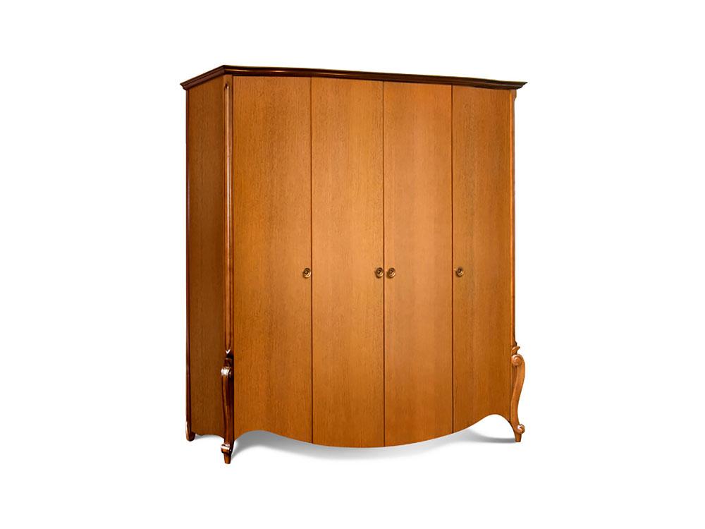 Шкафы для одежды - Шкаф для одежды ЛУИЗА, ММ-227-01/04Б, Коньяк(1) - Белорусская мебель