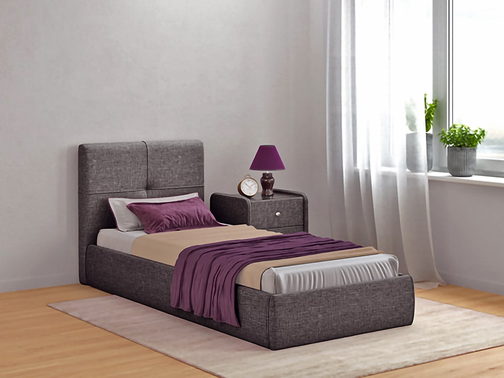 Интерьерные мягкие кровати - Кровать с подъемным механизмом ПРИМА МОДЕЛЬ 1 (90)(2) - Белорусская мебель