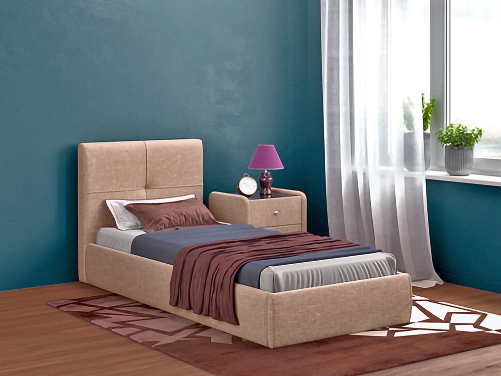 Интерьерные мягкие кровати - Кровать с подъемным механизмом ПРИМА МОДЕЛЬ 1 (90)(4) - Белорусская мебель