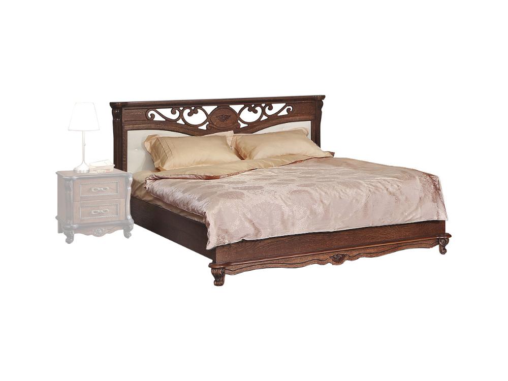 Кровати - Кровать односпальная АЛЕЗИ (изножье низкое), Табак(2) - Белорусская мебель