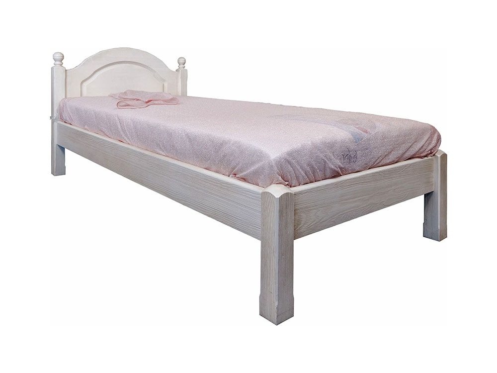 Кровати - Кровать 1-09 ЛОТОС, Брашированный крем(1) - Белорусская мебель