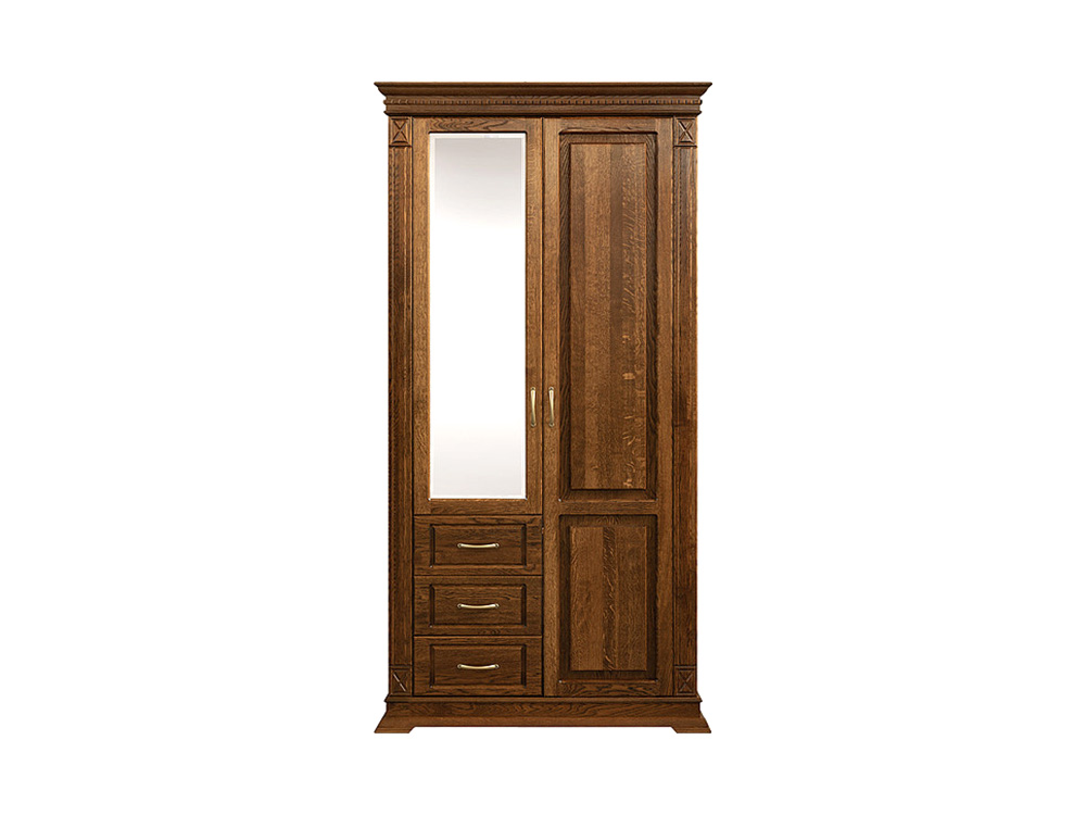 Шкафы в прихожую - Шкаф комбинированный для прихожей ВЕРДИ, Черешня, П3.487.3.12(1) - Белорусская мебель