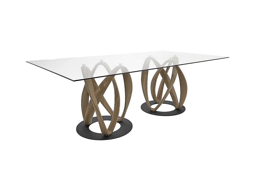 Столы обеденные - Стол ИНФИНИТИ прямоугольный, масло OSMO Серебристо-серый(1) - Белорусская мебель