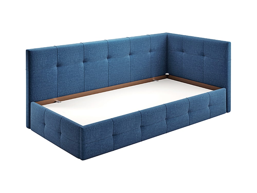 Интерьерные мягкие кровати - Кровать БОСС, Саванна 126 (90)(2) - Белорусская мебель