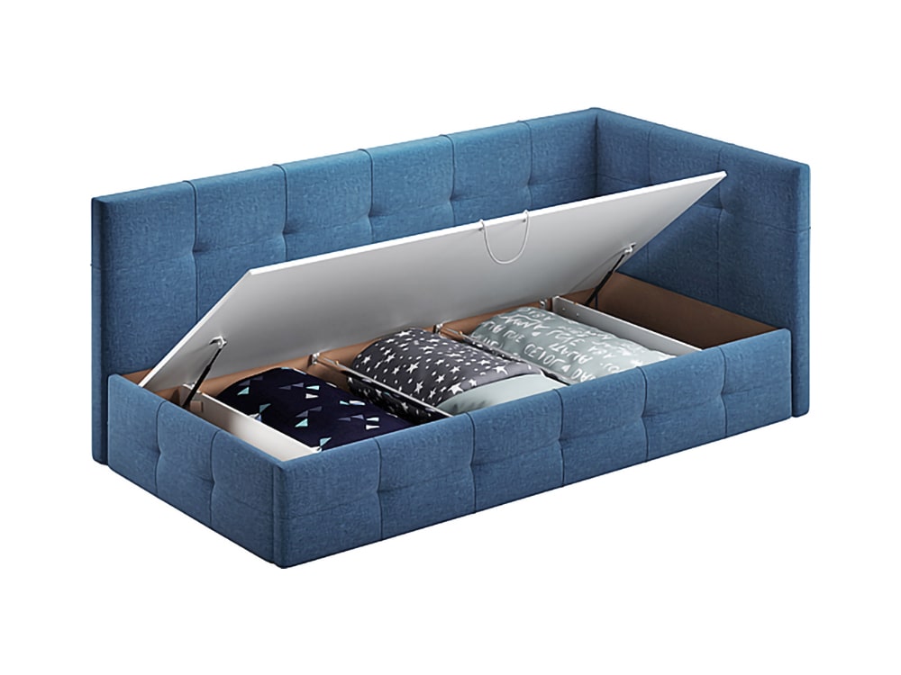 Интерьерные мягкие кровати - Кровать БОСС, Саванна 126 (90)(3) - Белорусская мебель