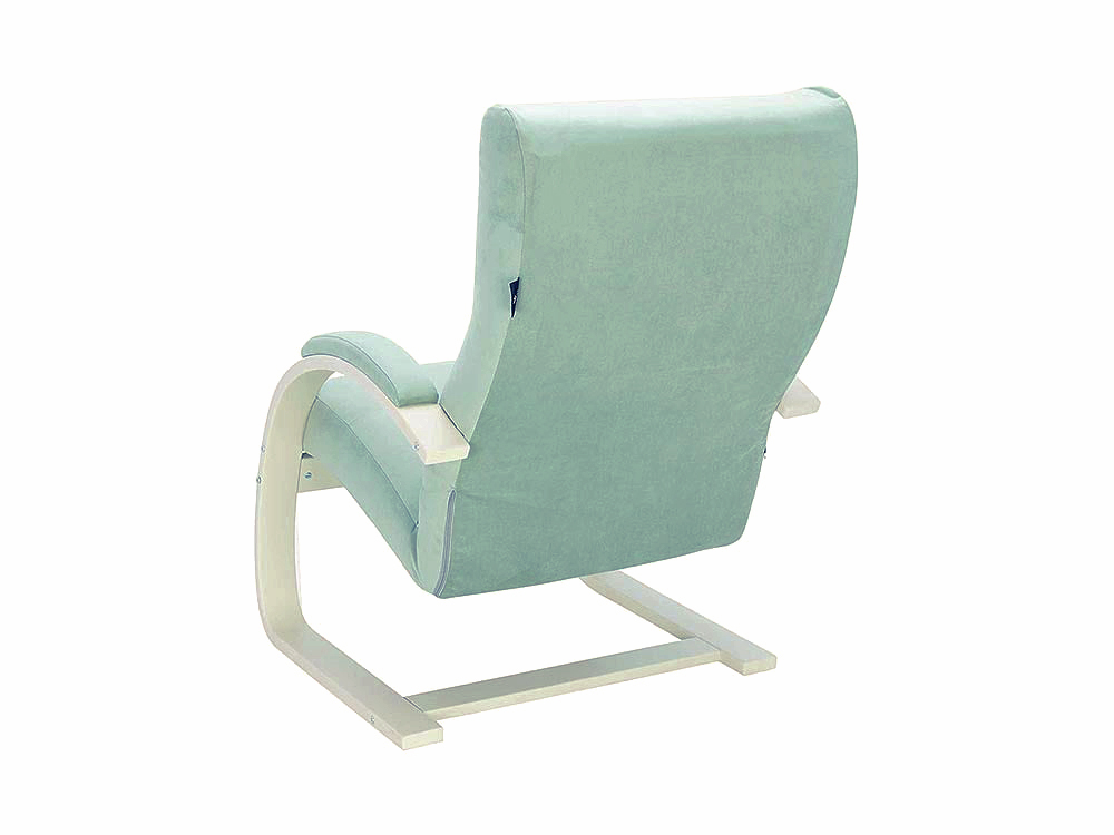 Кресла в гостиную - Кресло МОНЭ, Слоновая кость + Велюр V14 бирюзовый(4) - Белорусская мебель