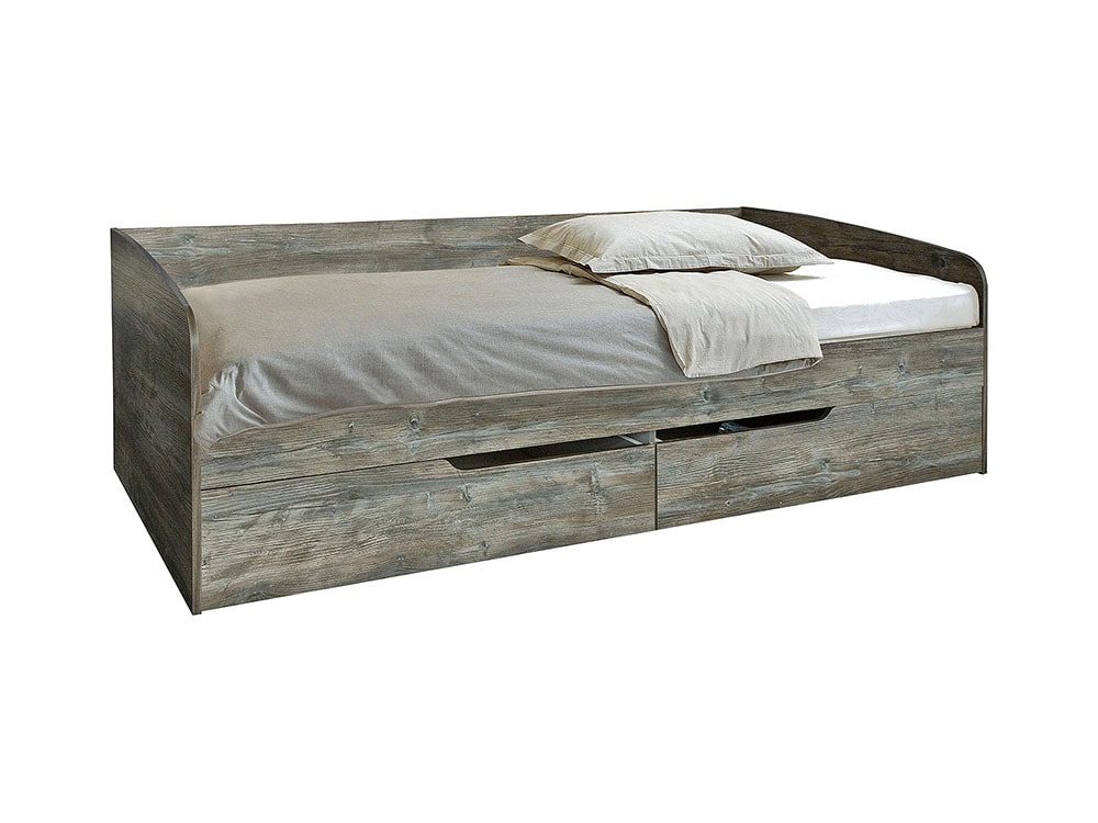 Кровати - Кровать ИРВИНГ с ящиками (90), Сосна джексон(1) - Белорусская мебель