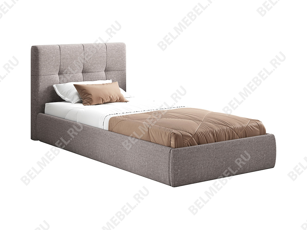 Интерьерные мягкие кровати - Кровать НИКОЛЕТТИ (90) Саванна 09(1) - Белорусская мебель