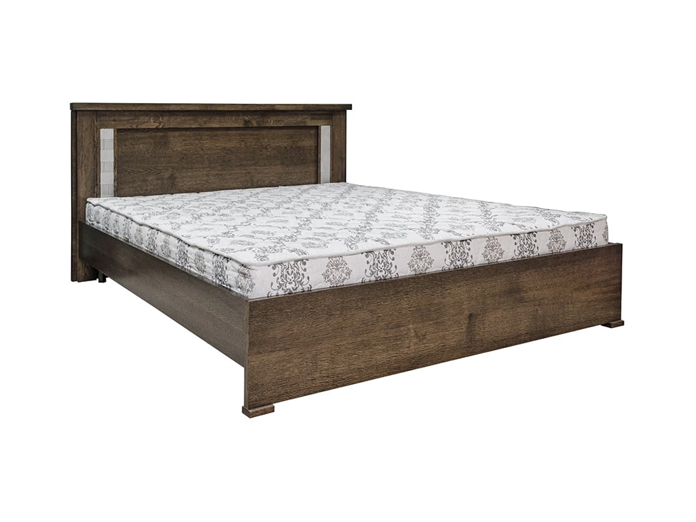 Кровати - Кровать двуспальная ТУНИС П344.05, Венге с серебром(1) - Белорусская мебель