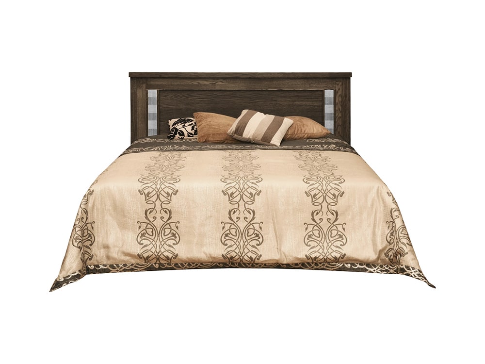 Кровати - Кровать двуспальная ТУНИС П344.05, Венге с серебром(2) - Белорусская мебель