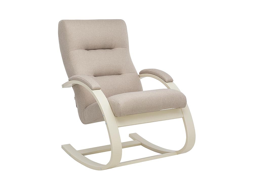 Кресла в гостиную - Кресло-качалка МИЛАНО, Слоновая кость + Малмо 05(1) - Белорусская мебель
