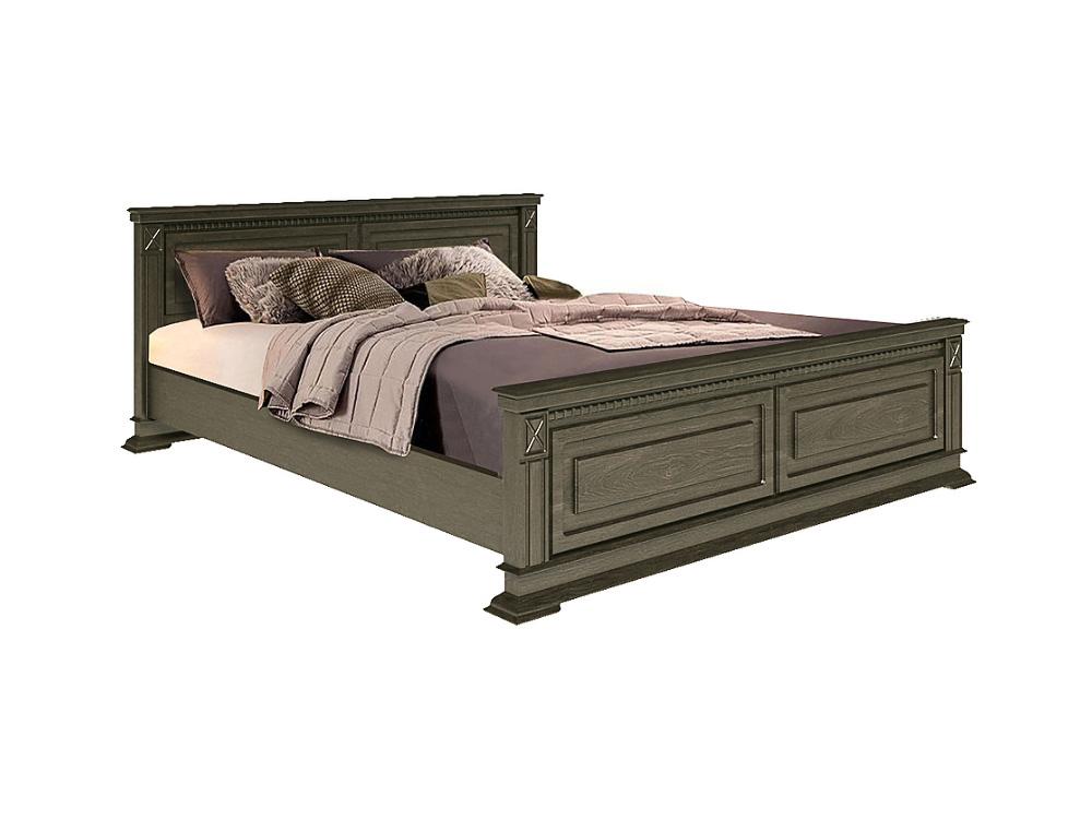Кровати - Кровать односпальная ВЕРДИ ЛЮКС (120), изножье высокое, Венге(1) - Белорусская мебель