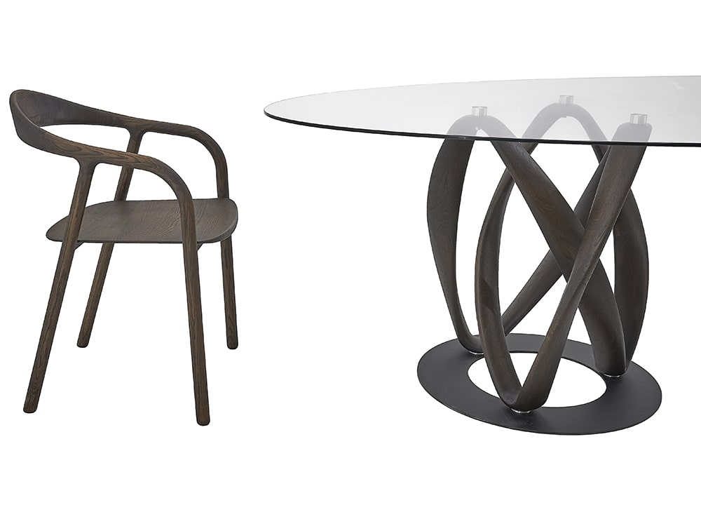 Столы обеденные - Стол ИНФИНИТИ овальный, масло OSMO Рич 2,2(3) - Белорусская мебель