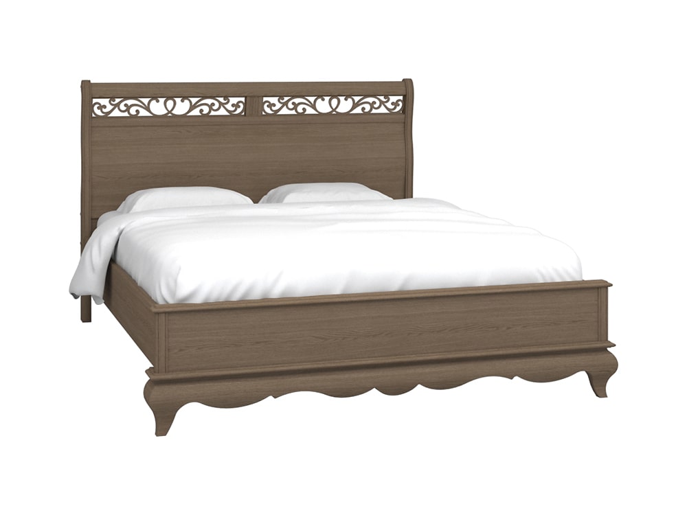 Кровати - Кровать двуспальная ОСКАР (изножье низкое), Классик, ММ-216-02/16Б2(1) - Белорусская мебель