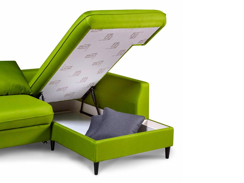 Диваны угловые - Угловой диван МЕГА раскладной (кат.6), опоры из массива дуба(3) - Белорусская мебель