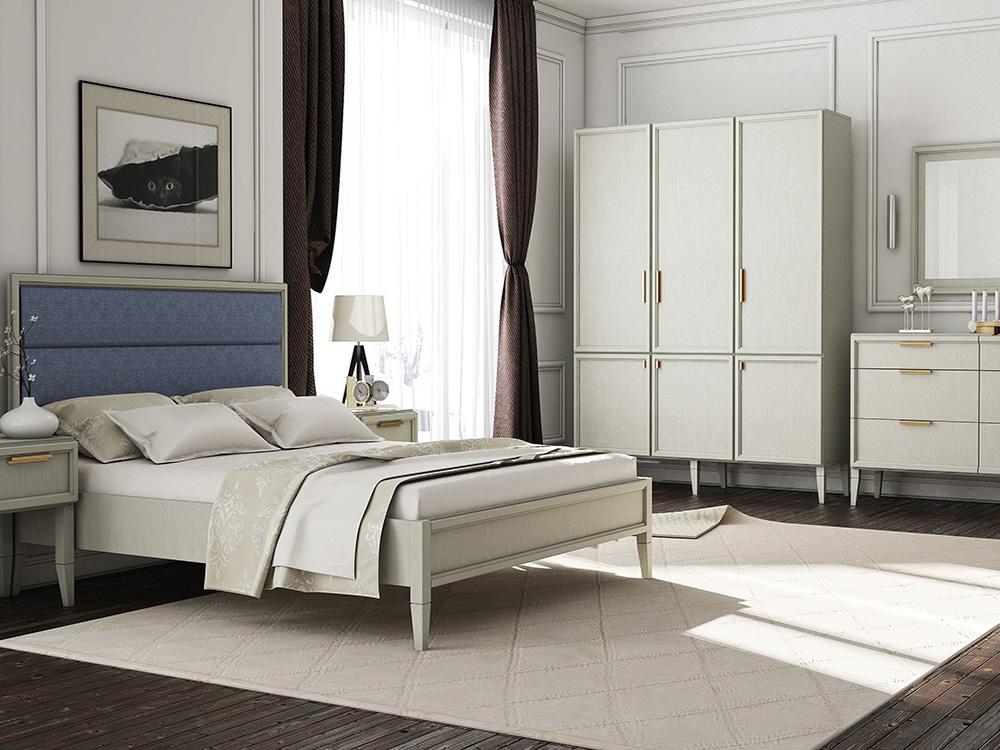 Кровати - Кровать двуспальная CHARLIE, Серый Агат, ВМФ-1513(2) - Белорусская мебель