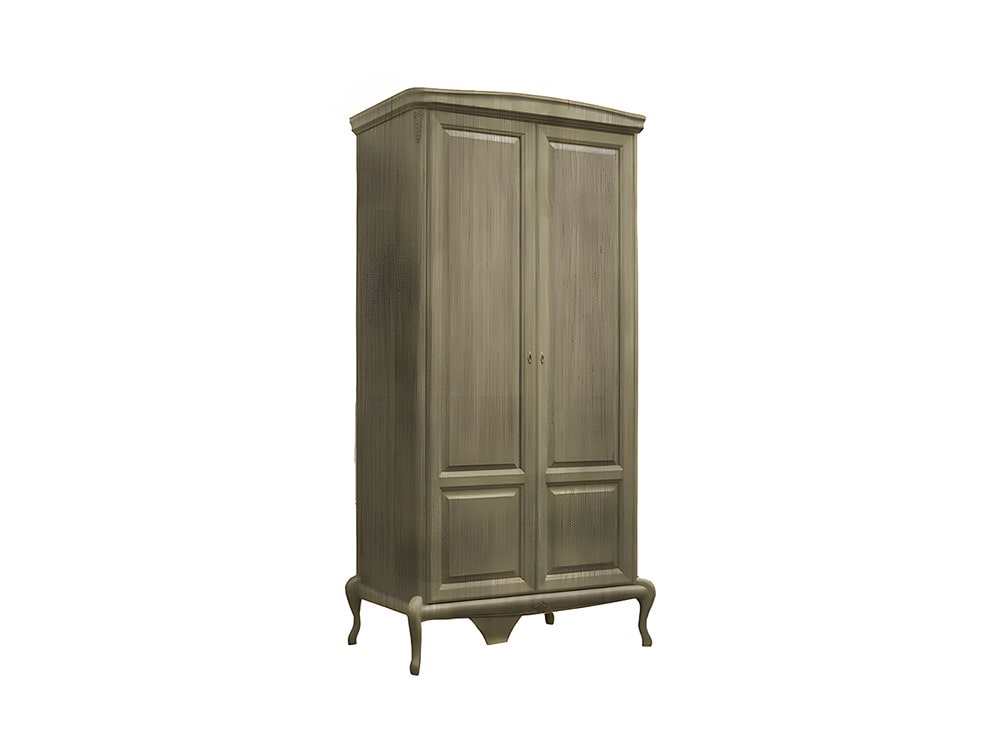 Шкафы для одежды - Шкаф для одежды МОНАКО ММ-371-01/02Б, Классик(1) - Белорусская мебель