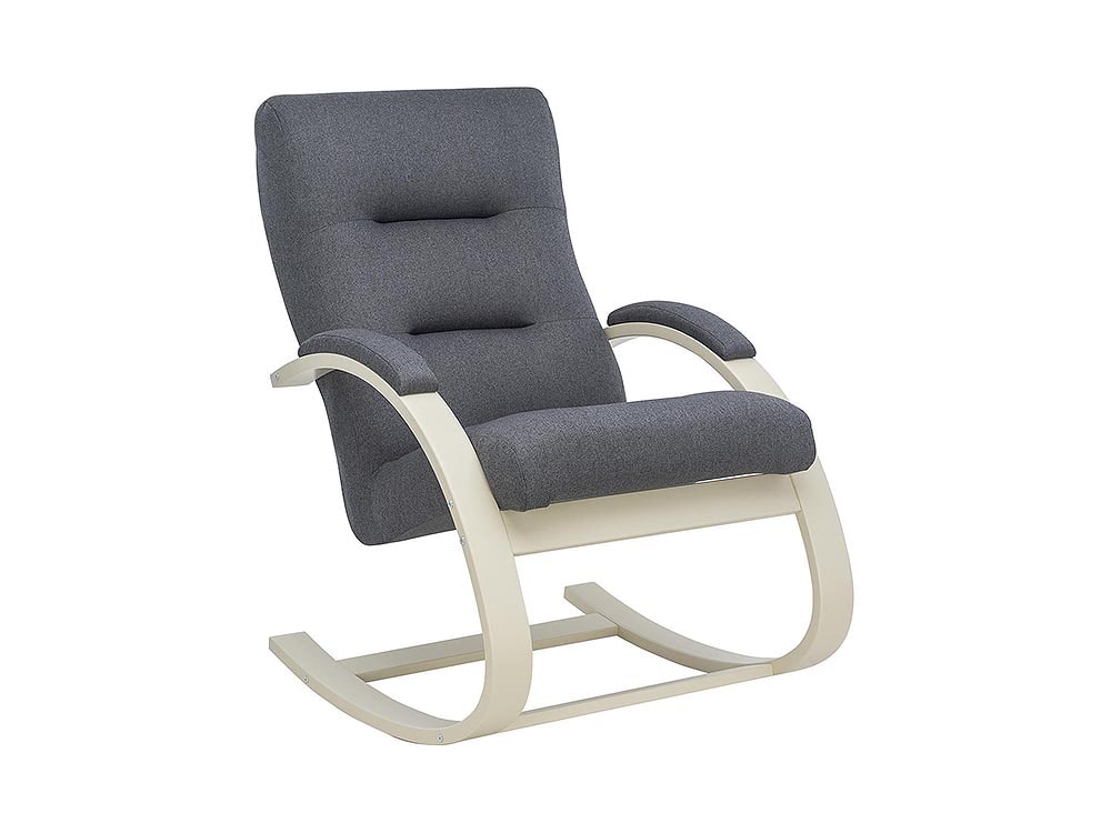 Кресла в гостиную - Кресло-качалка МИЛАНО, Слоновая кость + Малмо 95(1) - Белорусская мебель