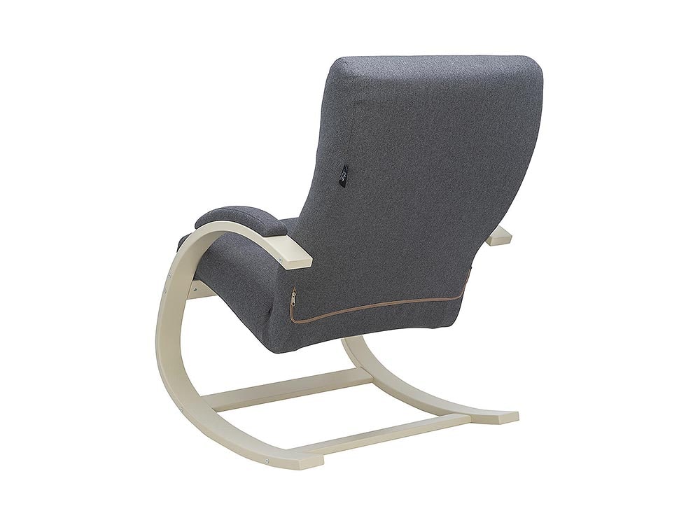 Кресла в гостиную - Кресло-качалка МИЛАНО, Слоновая кость + Малмо 95(4) - Белорусская мебель