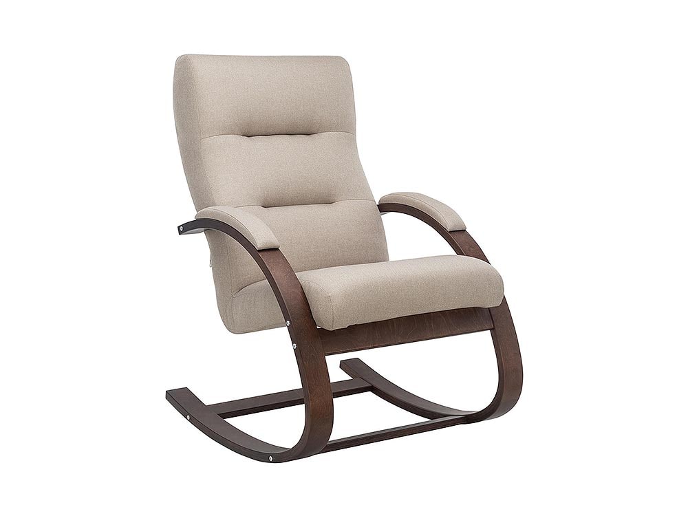 Кресла в гостиную - Кресло-качалка МИЛАНО, Орех текстура + Малмо 05(1) - Белорусская мебель