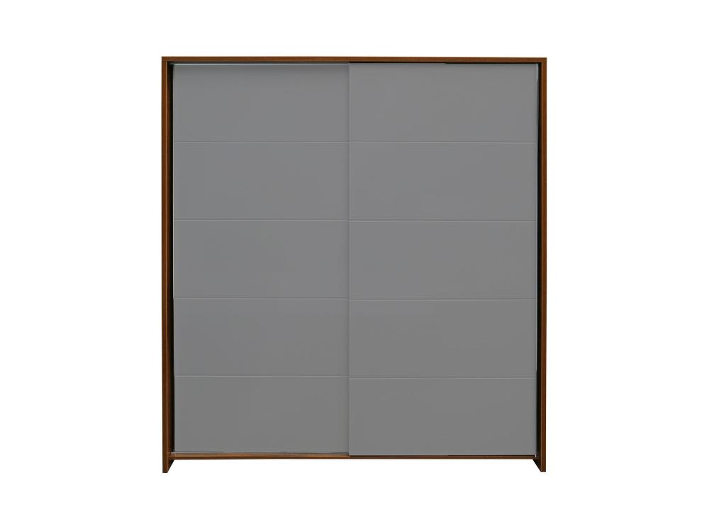 Шкафы для одежды - Шкаф-купе МОНАКО, Дуб Саттер + Серый мокко(2) - Белорусская мебель