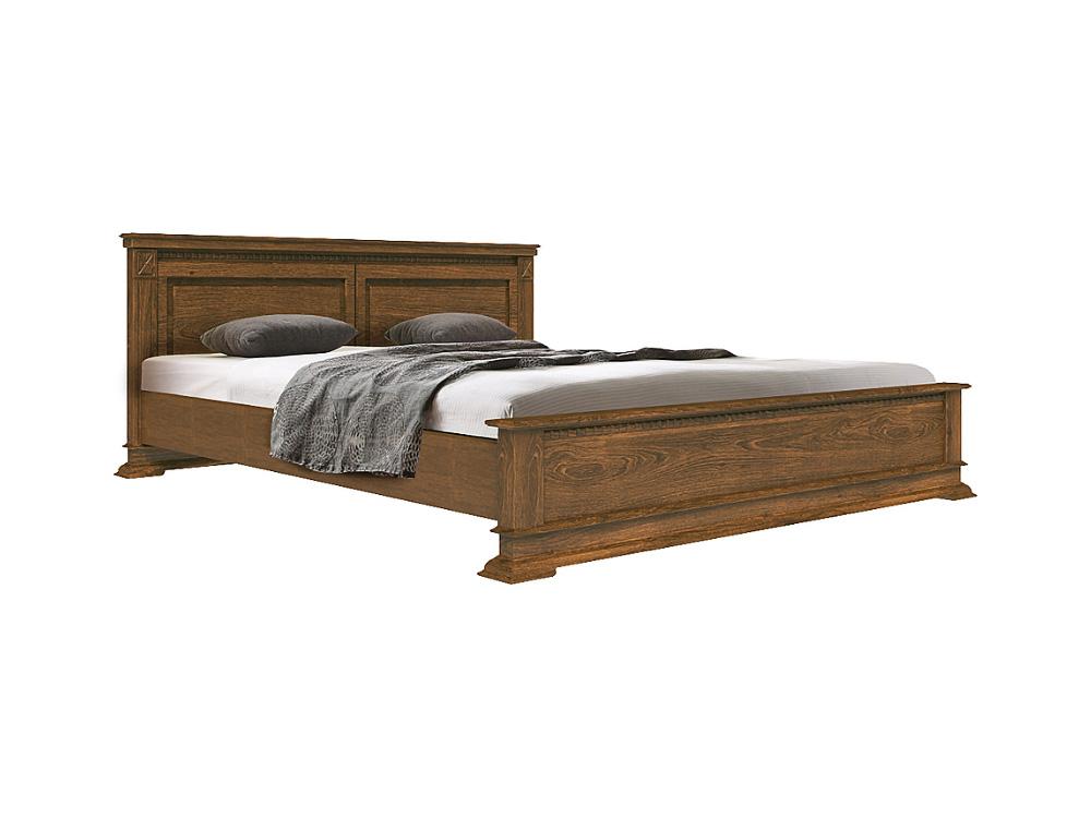 Кровати - Кровать односпальная ВЕРДИ ЛЮКС (120), изножье низкое, Черешня(1) - Белорусская мебель
