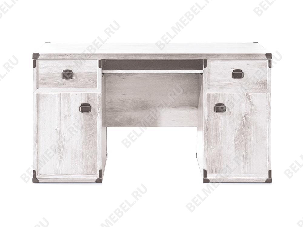 Столы письменные и парты - Большой письменный стол Индиана, Сосна Каньон(1) - Белорусская мебель
