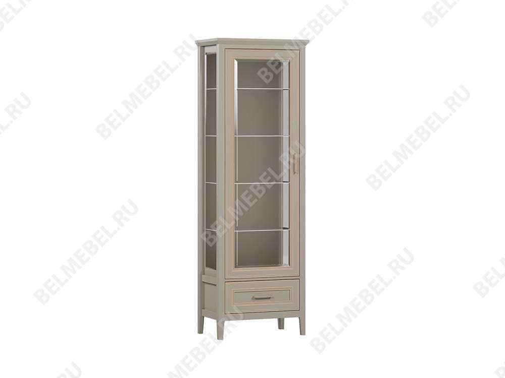 Шкафы с витриной - Витрина Classic, Глиняный серый(1) - Белорусская мебель