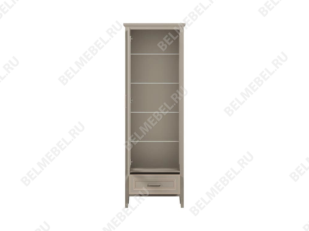 Шкафы с витриной - Витрина Classic, Глиняный серый(3) - Белорусская мебель