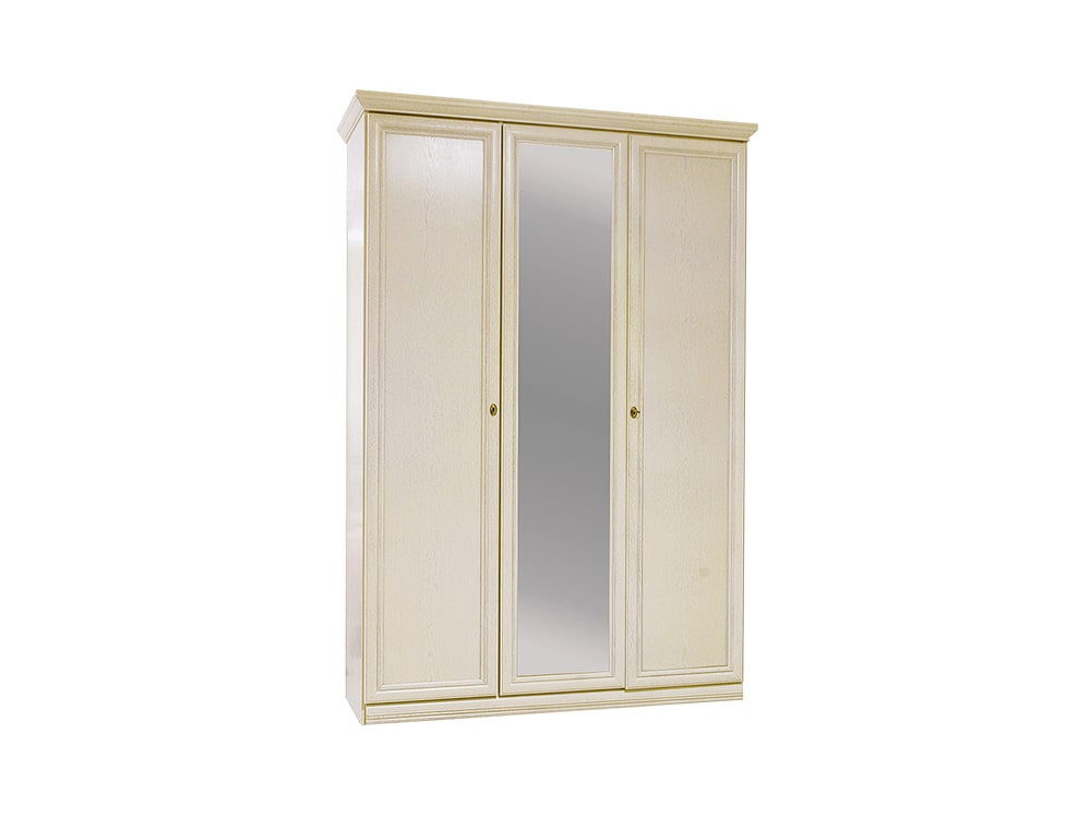 Шкафы для одежды - Шкаф для одежды НИНЕЛЬ, 3 двери, белая эмаль(1) - Белорусская мебель